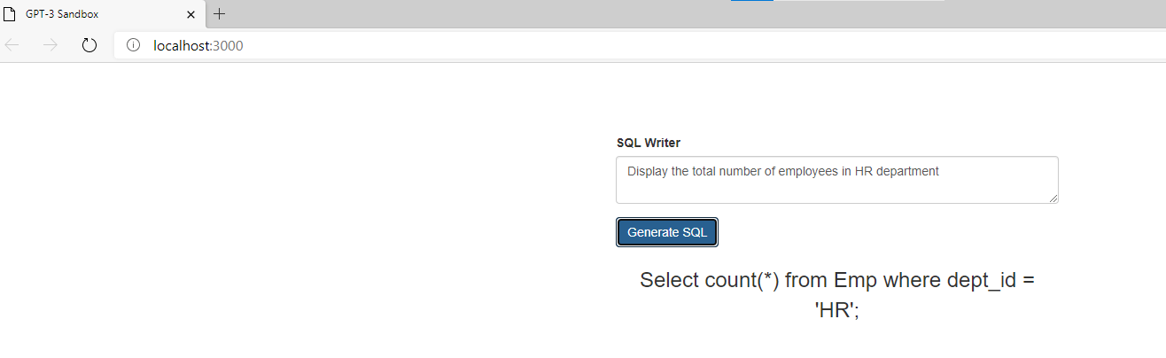 SQL Generator