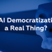 Is AI Democratization a Real Thing